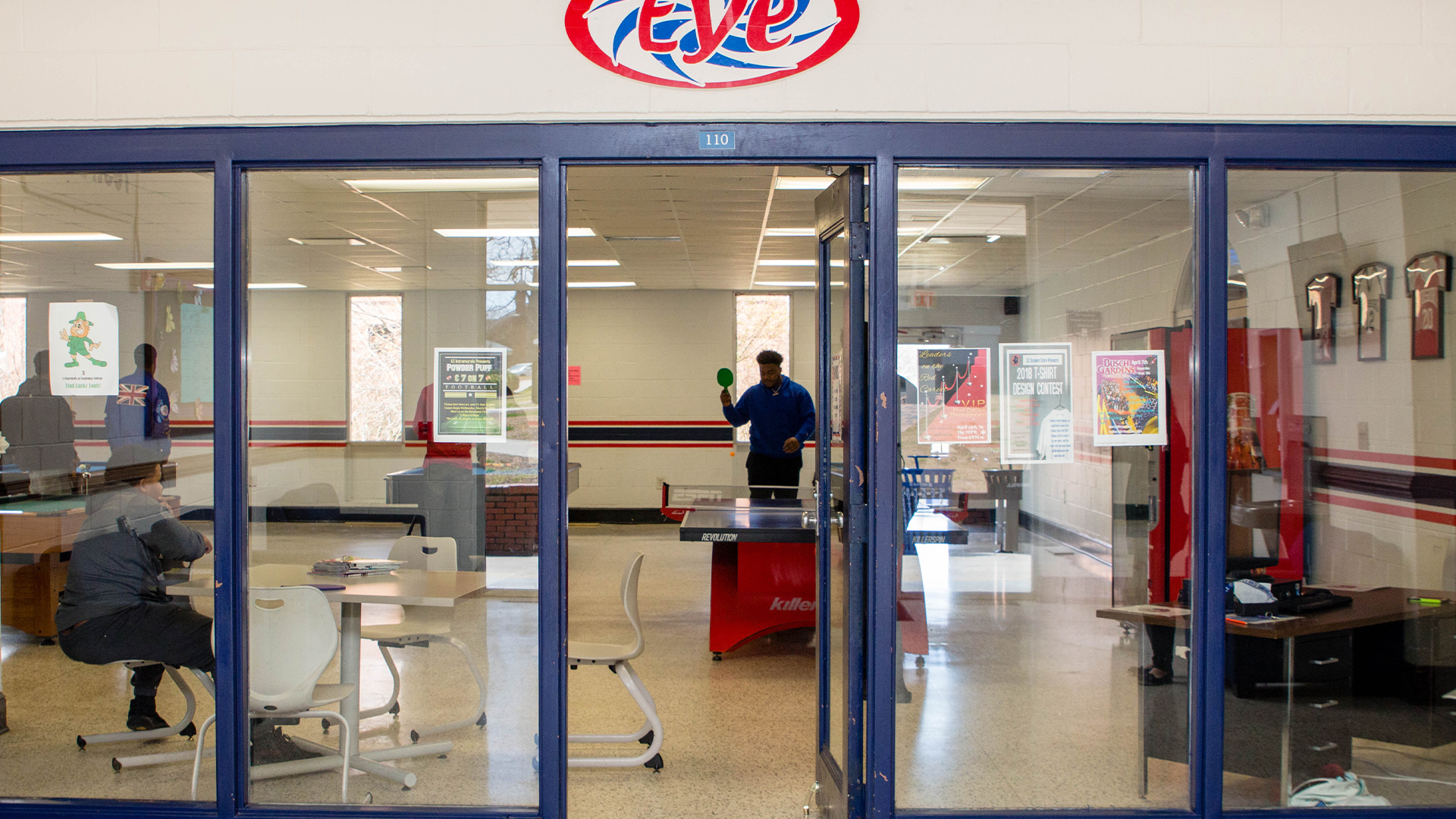 Photo of The Eye Fitness Center on the Louisburg College campus.