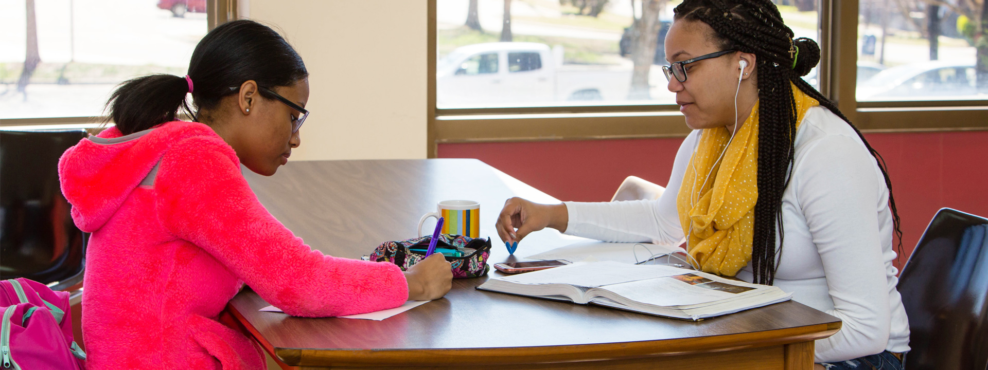 students doing homework