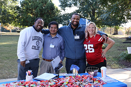 Louisburg College Alumni Association members at Homecoming 2022