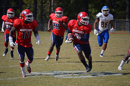 Louisburg College Football Scores First Home Win - Louisburg College
