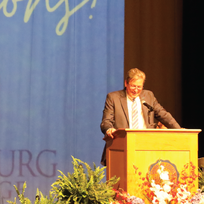 On April 25, 2024, Louisburg College held its annual Awards Day.  Students were honored and celebrated by faculty, staff, and their peers for their hard work and dedication throughout the school year. Awards were given and the newest members of the Louisburg College Phi Theta Kappa Honors Society were inducted.