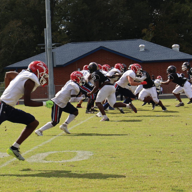 Move out the way Ophelia, the CAT 5 Louisburg College Hurricanes are coming through! After having Saturday's game moved to yesterday due to inclement weather, the Louisburg College 'Canes Football team scored their first home win of the season!