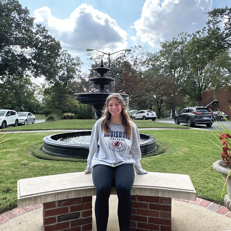 Taylor McQueen is a Sophomore at Louisburg College studying for her Associate's in Science.

Originally from Clayton, North Carolina, McQueen is a member of the Louisburg College Softball team and Whitehead Leadership Program. When she's not playing or studying, she enjoys hot yoga and going for walks in the woods to enjoy nature.
